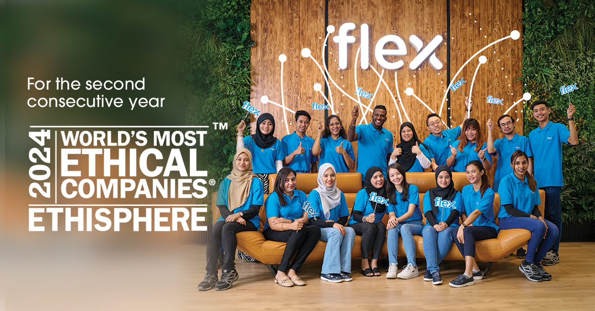 Flex named to World's Most Ethical Companies list by Ethisphere for second consecutive year