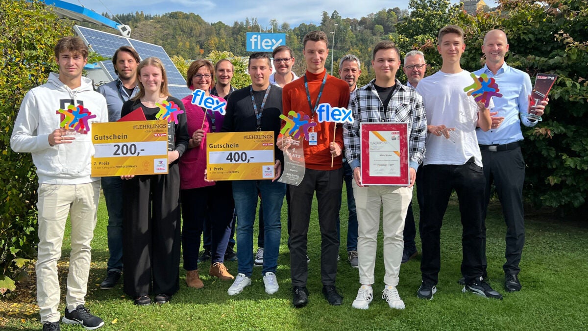 Flex IT and application development apprentices with awards from Hackathon